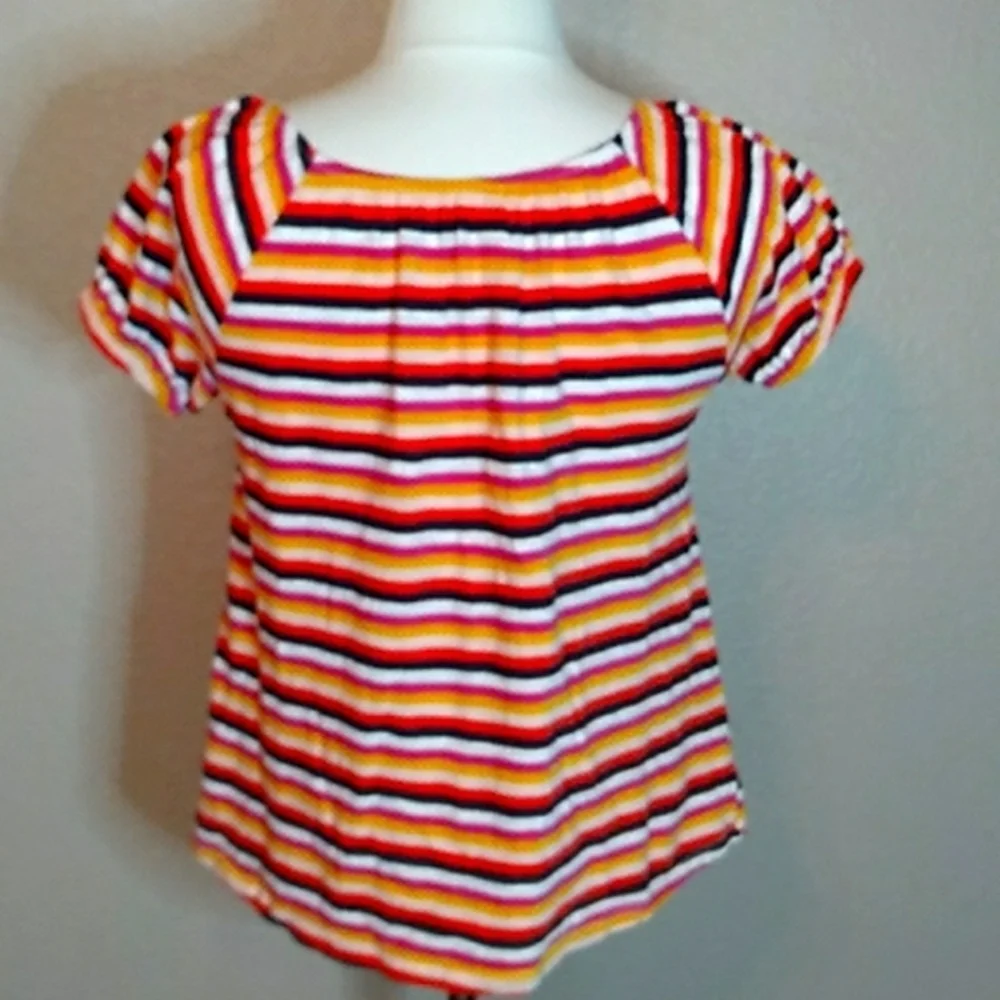 🎃🍂🍁/Old Navy | Girls | Large | Striped Short Sleeve Top